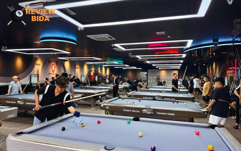 Không gian quán Meow Billiards Sài Gòn