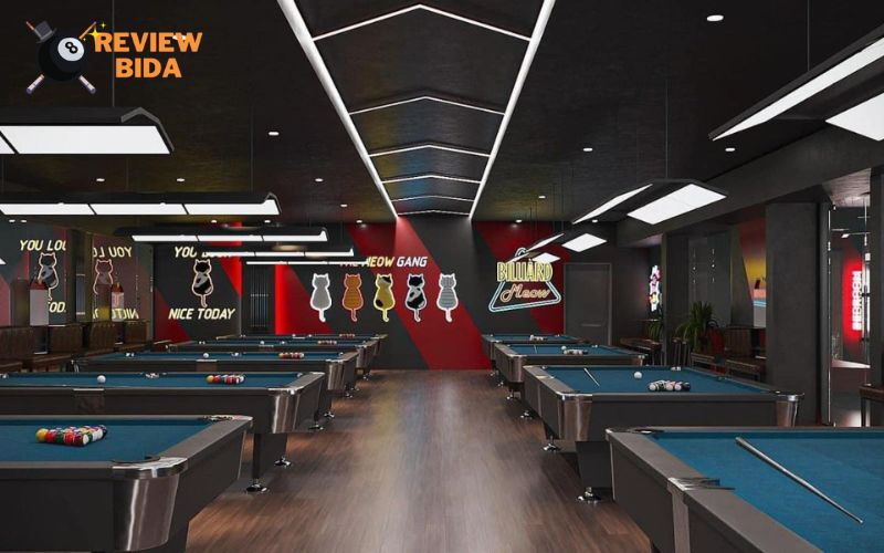 Meow Billiards Sài Gòn | Quán bida Quận 1 hút khách nhất