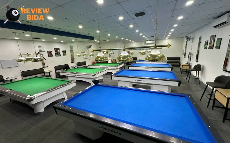 Billiards Rùa có trang thiết bị cực hiện đại, tiện nghi