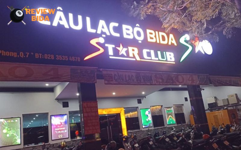 Review Câu lạc bộ bida Sao 4 | Bida Star Club tại Nguyễn Thị Thập Quận 7