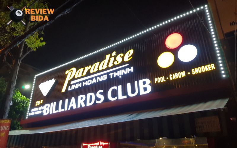 Review Paradise Billiard Club | Quán bida Quận 7 Siêu Hot