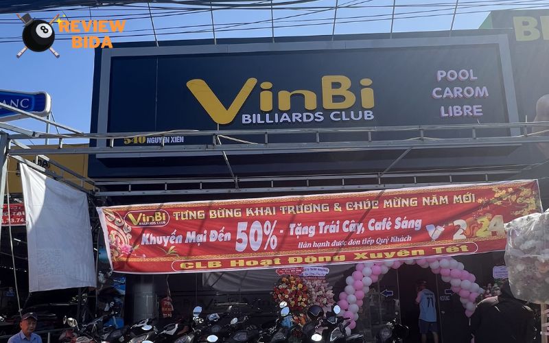 Bida Vinbi | Quán bida hiện đại và đẳng cấp tại Quận 9 