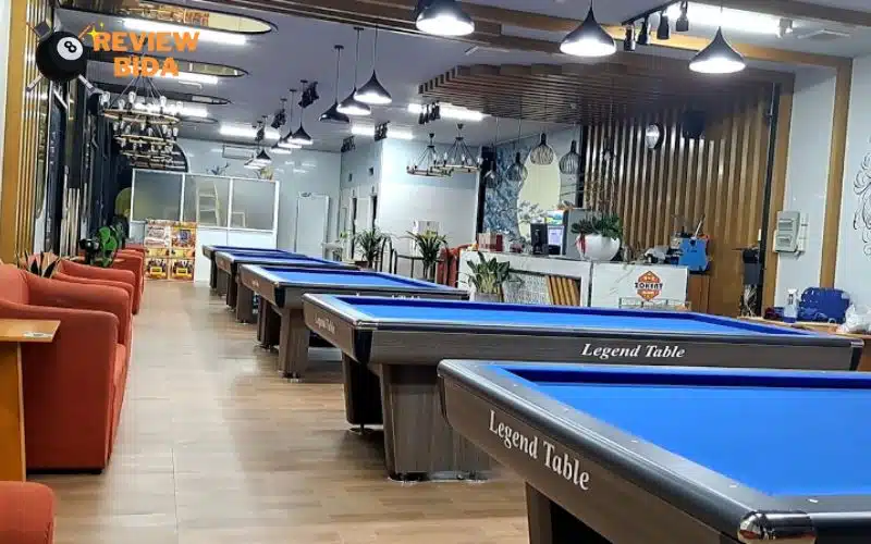 Cơ sở vật chất tại Billiards Zokent được đầu tư sang trọng, mới mẻ