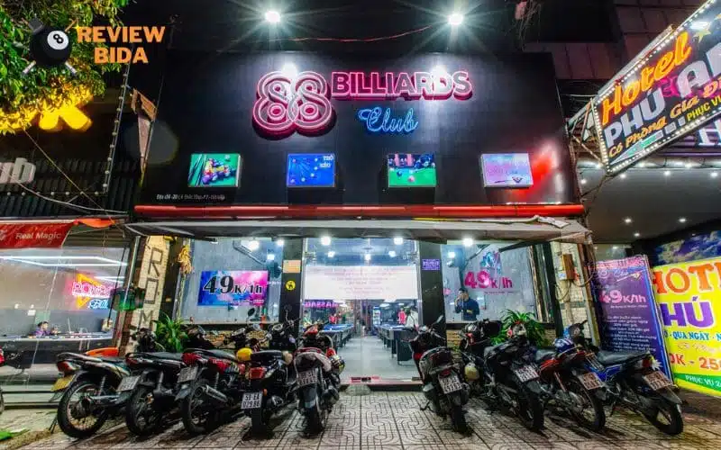 88 Billiards Club - CLB bi-a Quận Gò Vấp giá rẻ được cơ thủ yêu thích