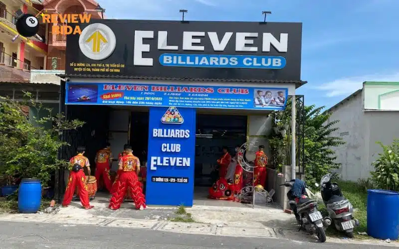 CLB Bida ELEVEN | Điểm bida thu hút giới trẻ tại Củ Chi