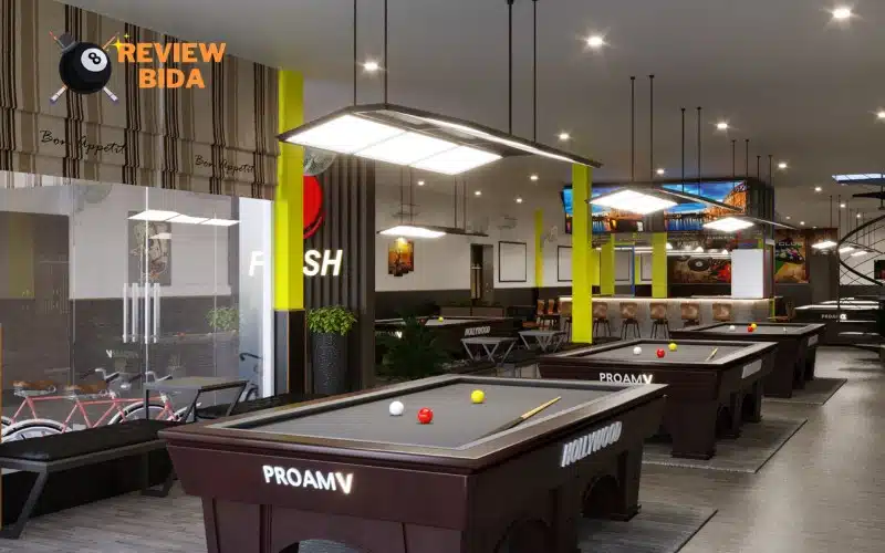 Flash Billiards Club | Quán bida Quận Tân Bình sang trọng 