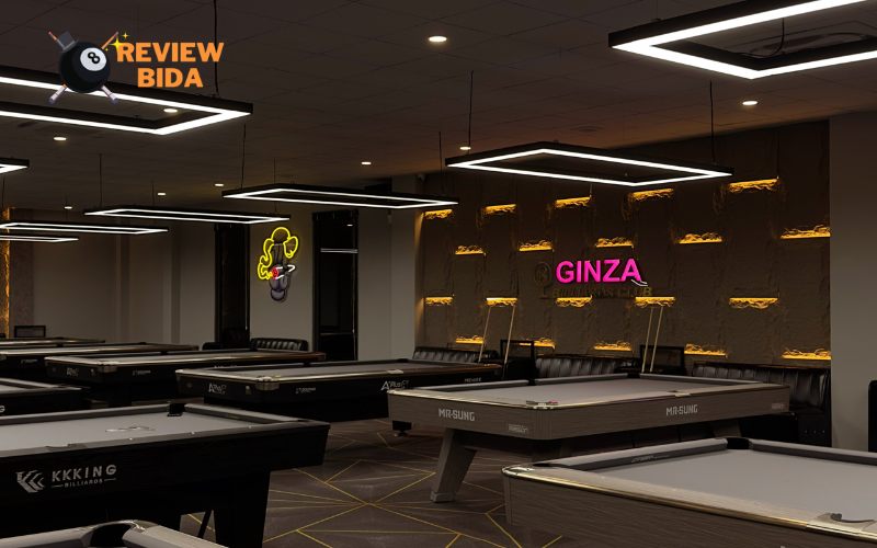 Review GINZA Billiards Club 3 | Quán Bida Giá Rẻ Tiện Nghi ở Gò Vấp