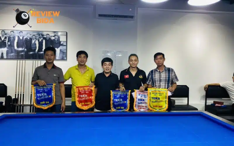 Bàn bida tại TEKA Billards thường xuyên tổ chức các giải đấu chuyên nghiệp