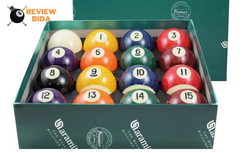 Trái bida làm bằng gì? Kích thước, trọng lượng bao nhiêu? 13 Bóng bida Aramith Premium