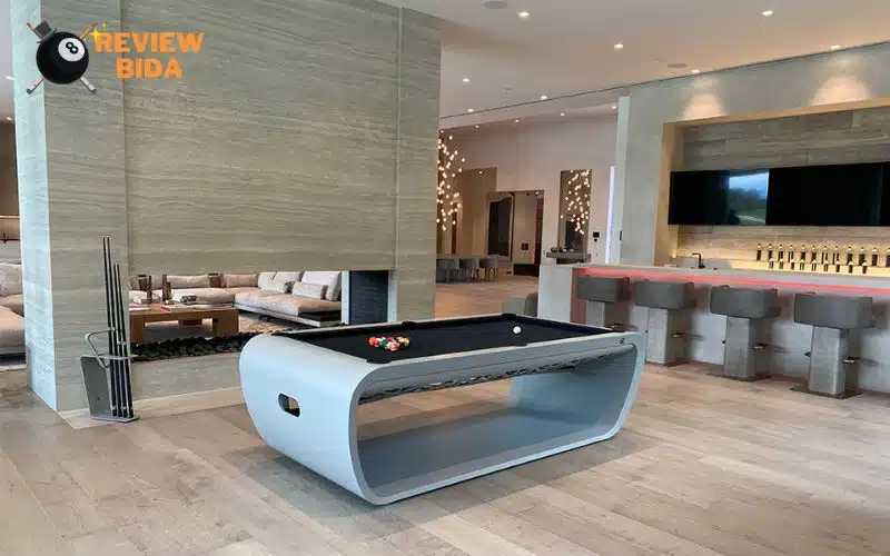 The Blacklight Pool Table by Luxury Billiards