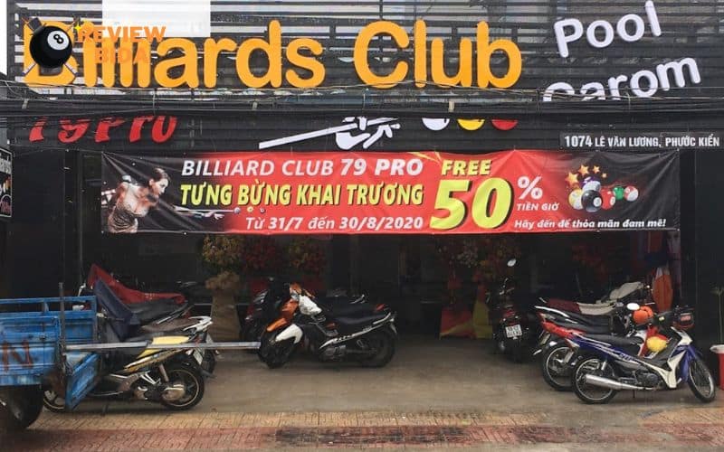 Billiard Club 79 PRO | Quán bida Nhà Bè không thể bỏ qua