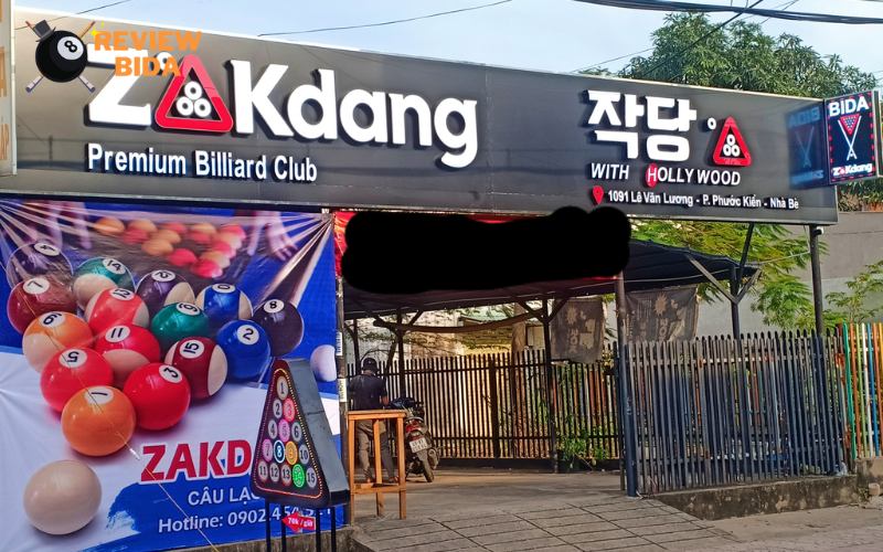 Billiard ZAKDANG Nhà Bè | Quán bida hiện đại nên thử