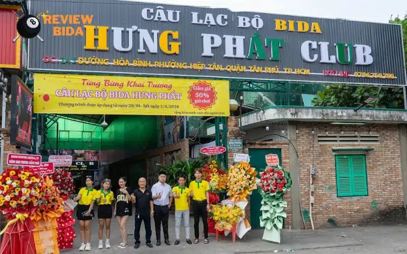 Câu lạc bộ bida Hưng Phát Club tại Quận Tân Phú