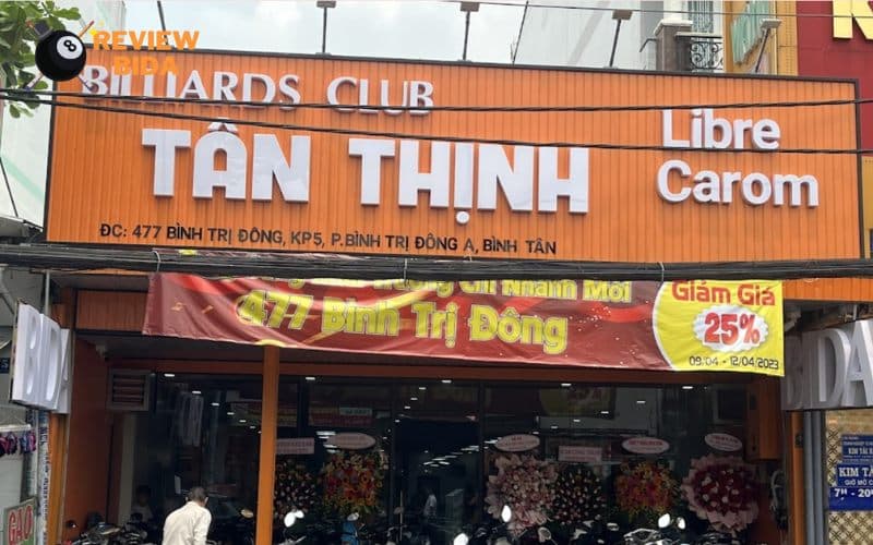 CLB Bida Tân Thịnh 477 Bình Trị Đông - Bình Tân có gì đặc biệt?