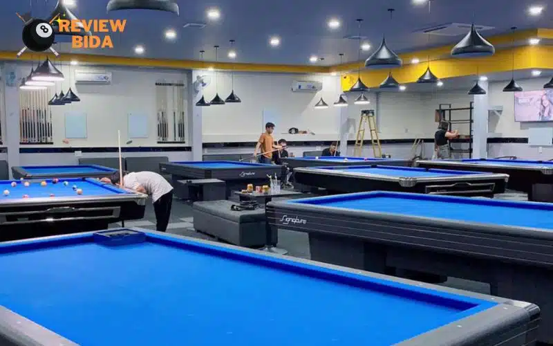 Thiết kế không gian sang trọng tại Billiards Arena