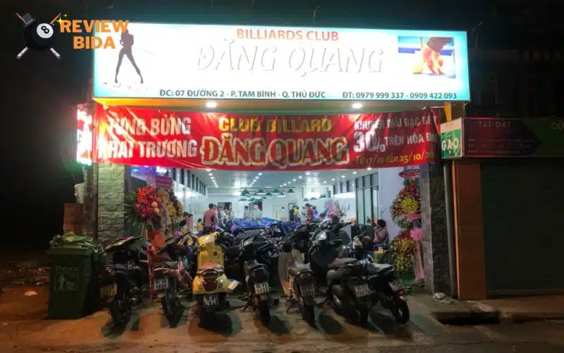 CLB Billiards Đăng Quang một thiên đường bida tại Thủ Đức