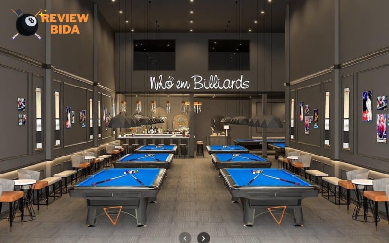 Nhớ Em Billiards là điểm đến cho nhiều cơ thủ tại Bình Tân