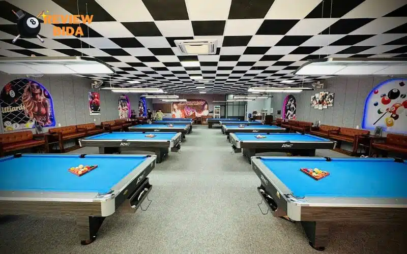 Bida King Kong là địa điểm lý tưởng để tập luyện billiards