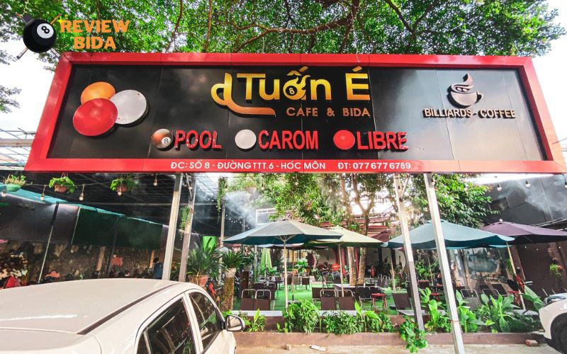 Tuấn É Cafe & BiDa | Quán bida chất lượng tại Hóc Môn