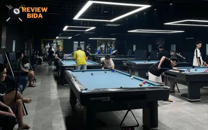 Bida 9Pool sở hữu không gian hiện đại, thoáng mát