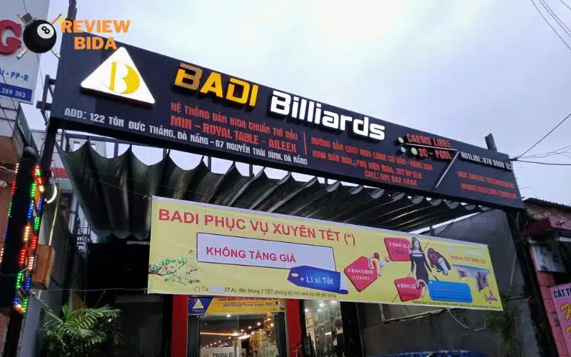 BADI Billiards Club | Nơi giao lưu bida tại quận Liên Chiểu