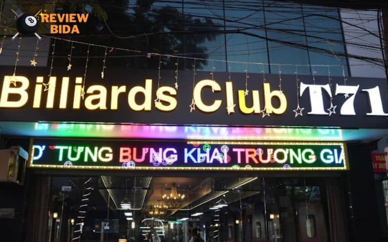 Billiards Club T71 - BIDA Đà Nẵng | Thiên đường bida thú vị