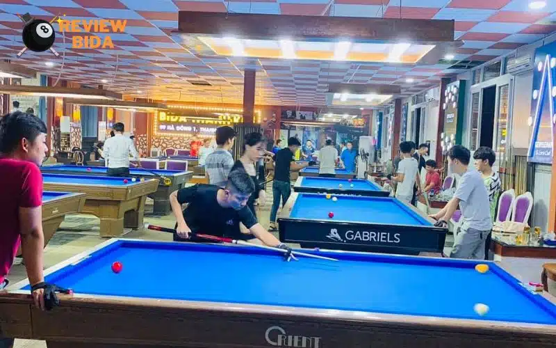 CLB Thanh Khê Billiards thu hút đông đảo người chơi nghé thăm