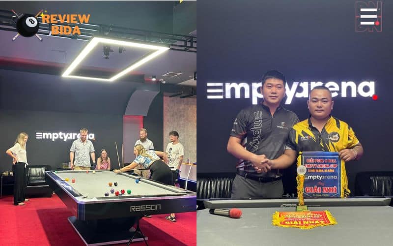 Các dịch vụ tiện ích tại Empty Arena Billiards ĐN - Pro Pool Hall