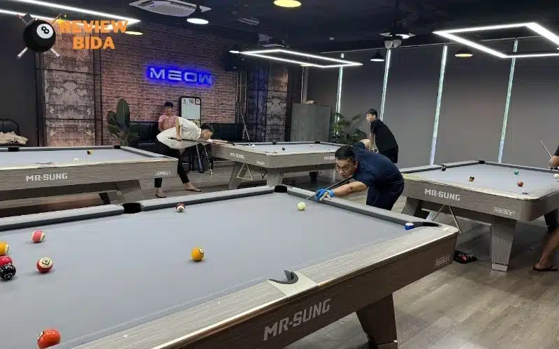 Điểm chơi bida lỗ Meow Billiards Club cao cấp