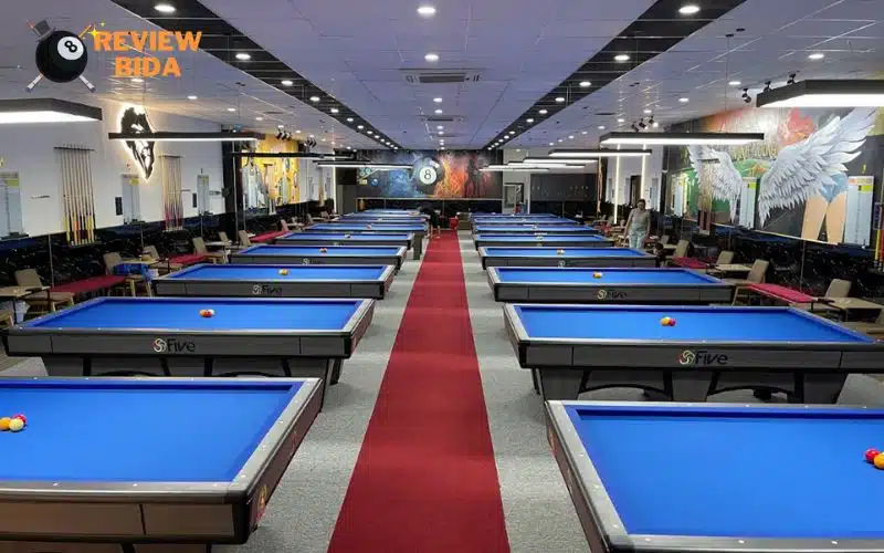 Minh Vương Billiards với không gian vô cùng sáng tạo và độc đáo