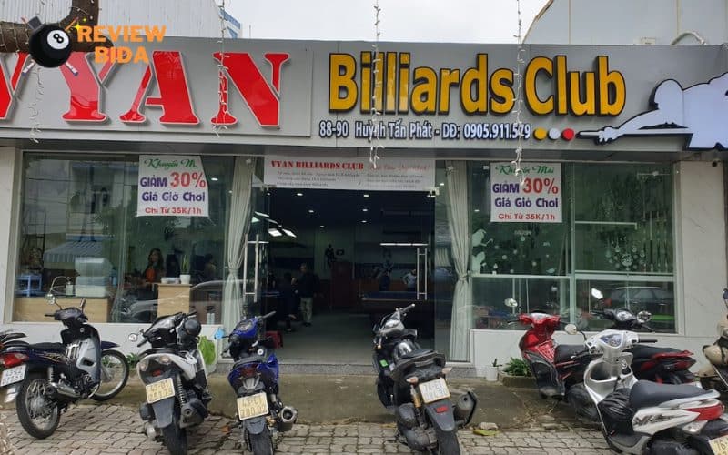 VYAN Billiards Club | Quán bida Hải Châu, Đà Nẵng giá rẻ