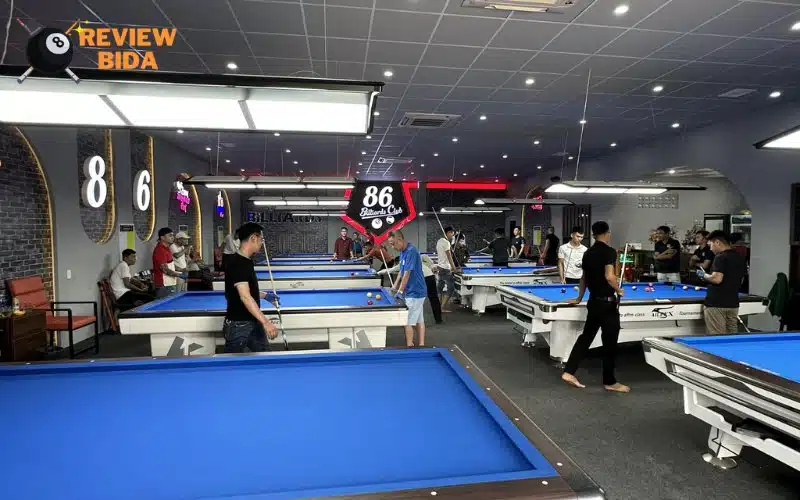 Điểm chơi Billiards 86 được nhiều cơ thủ ghé chơi