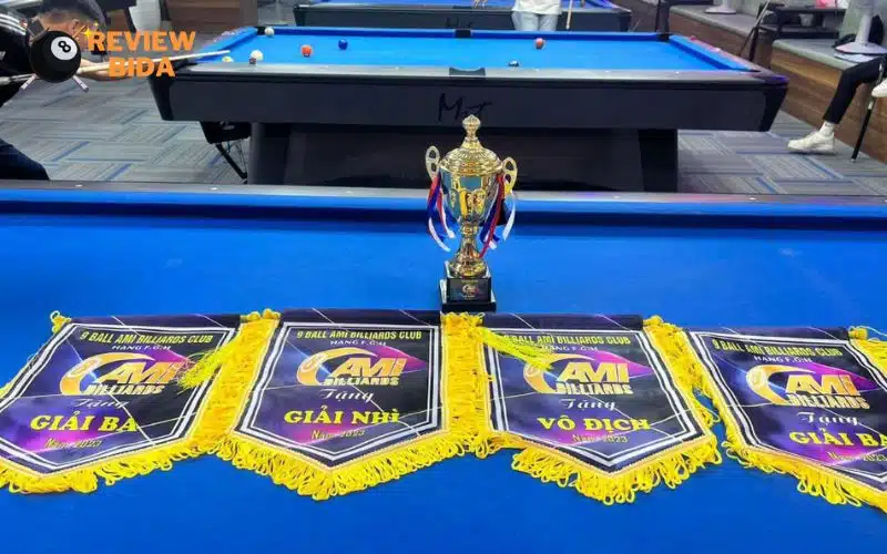 AMI Billiards hấp dẫn khách hàng bởi loạt dịch vụ tiện ích đáng giá