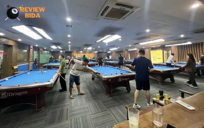 Không gian CLB VTC Billiards vô cùng độc đáo và cực chất