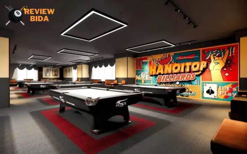 Hanoi Top Billiards: Nơi hội tụ của những tín đồ bida Quận Cầu Giấy